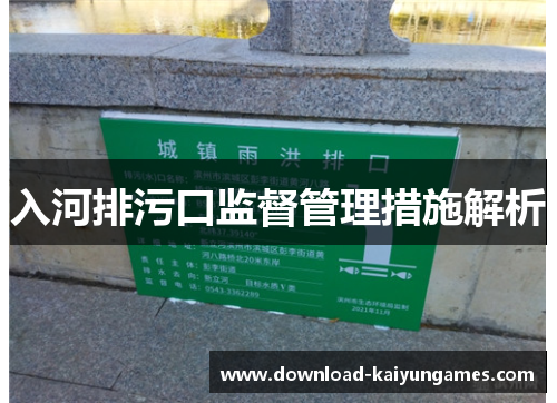 入河排污口监督管理措施解析