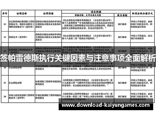 签帕雷德斯执行关键因素与注意事项全面解析